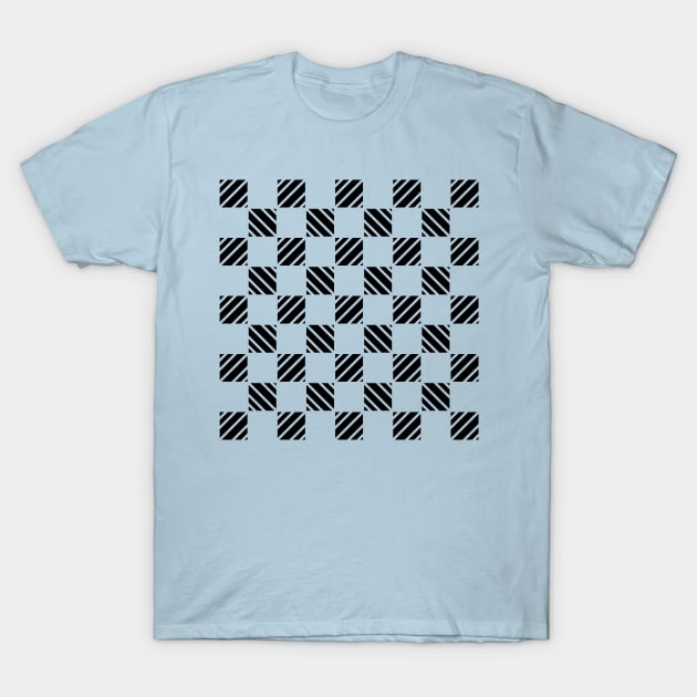Square pattern T-Shirt by oscargml